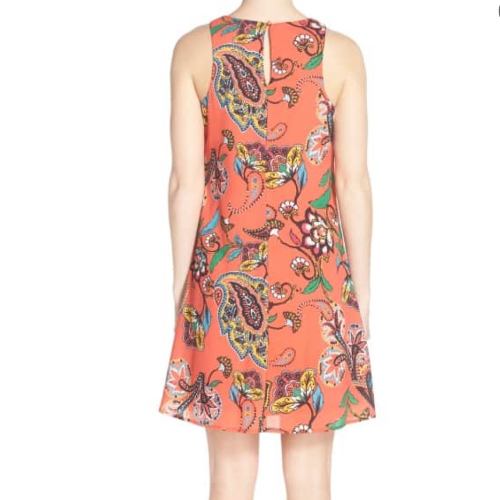 KUT from the kloth orange paisley print dress - Picture 4 of 8